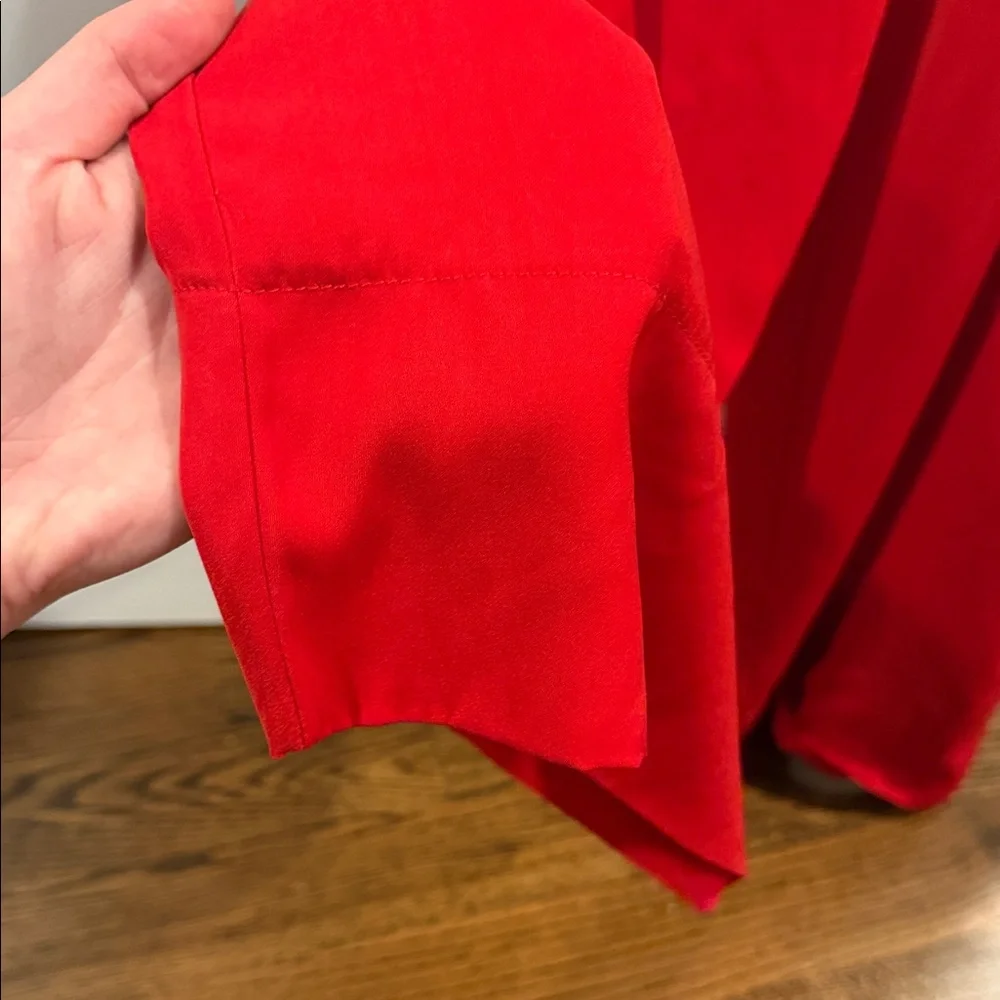 Alcott Vibrant Red Wide Leg Pants - Picture 4 of 4